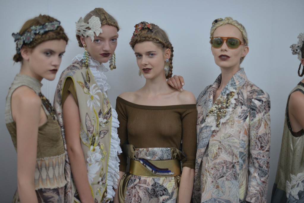 Some outfits of the Antonio Marras SS16 fashionshow during Milan fashionweek